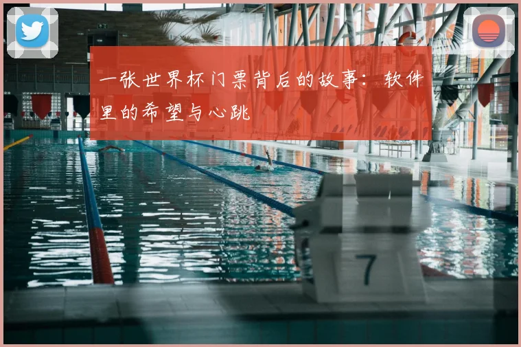 一张世界杯门票背后的故事:软件里的希望与心跳