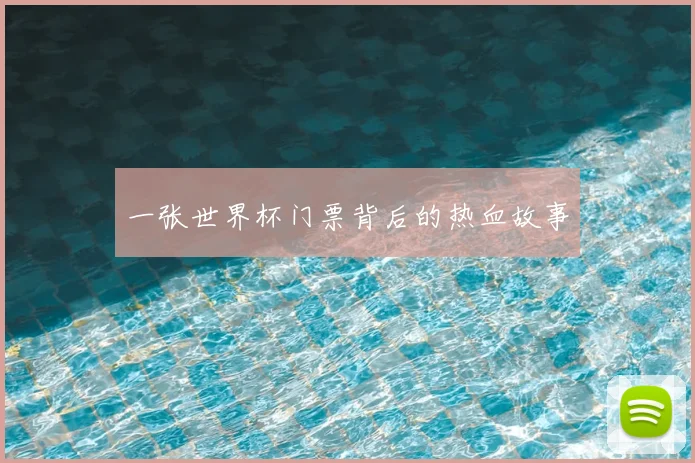 一张世界杯门票背后的热血故事
