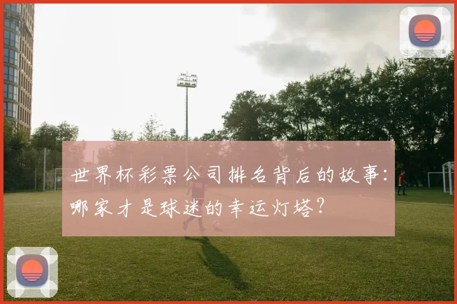 世界杯彩票公司排名背后的故事:哪家才是球迷的幸运灯塔?